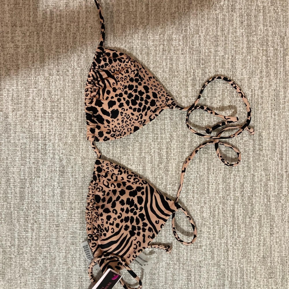 Victoria's Secret Animal Print Bikini Top